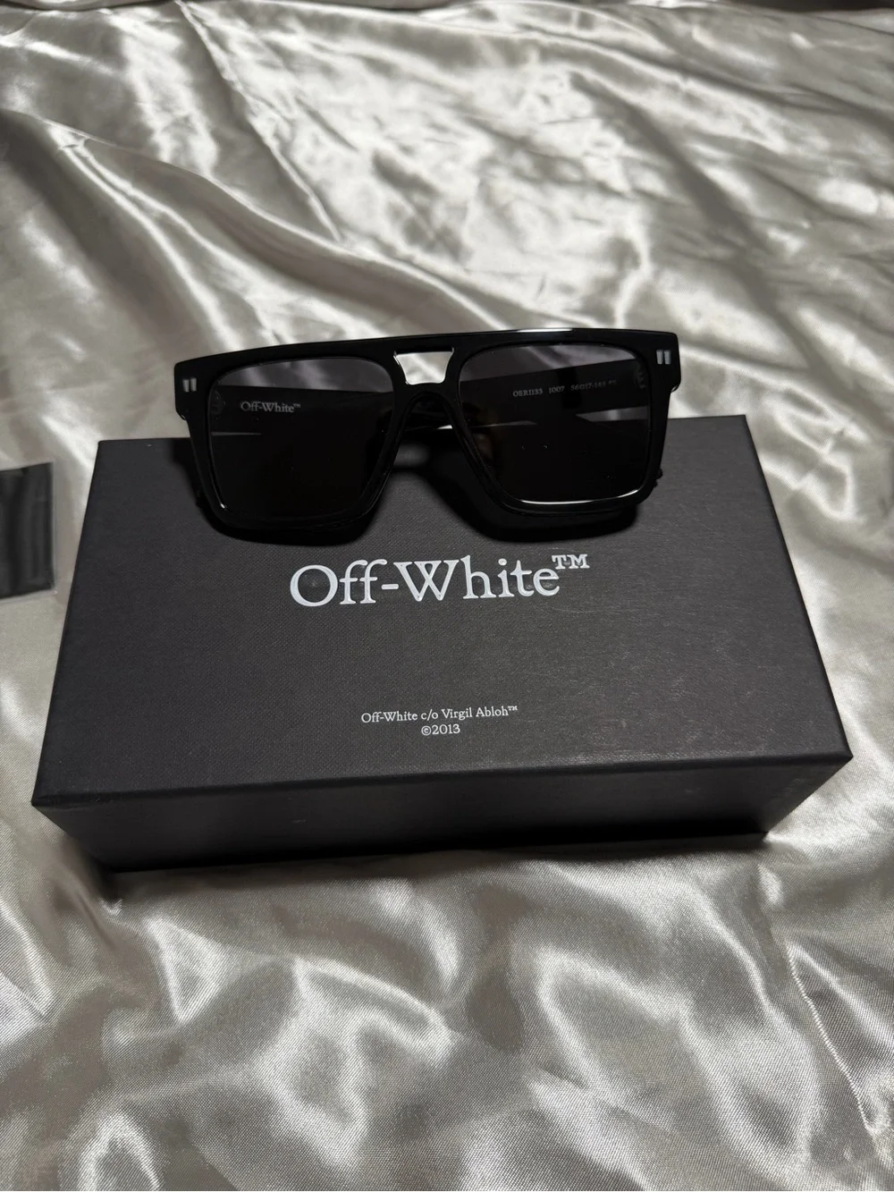 Off White Black Square Sunglasses Everything Included In Photo Popular Style